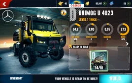 AX Unimog stats (S)