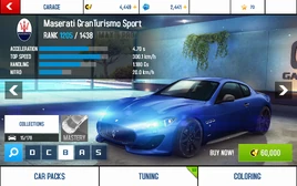 GranTurismo stats (S)