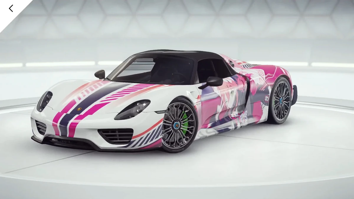 Porsche 918 Spyder with Weissach Package (decals) | Asphalt Wiki