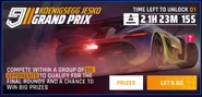 Splash Screen for Koenigsegg Jesko Grand Prix event
