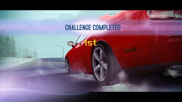 Car Mastery Challenge completed of the SRT 2013 Dodge Challenger SRT8