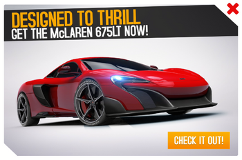McLaren 675LT Cup ad