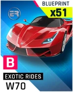 Exotic Rides W70 Blueprint