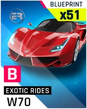 Exotic Rides W70 Blueprint