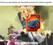 Remove car-specific kit cards