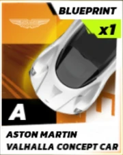 ALU Aston Martin Valhalla Concept Car Blueprint