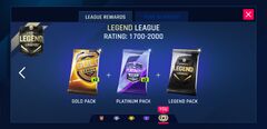 Legend League Rewards
