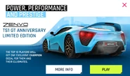 Promo Screen for the Zenvo TS1 GT Special Event