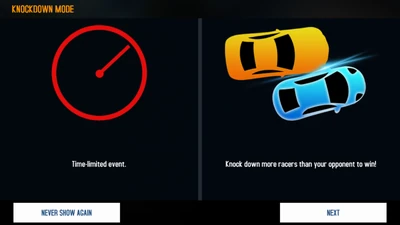 Knockdown basics, Asphalt 8: Airborne.