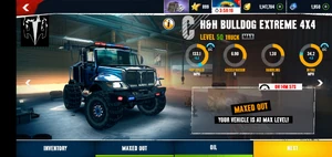 The H&H Bulldog Extreme 4X4 at Maximum Level