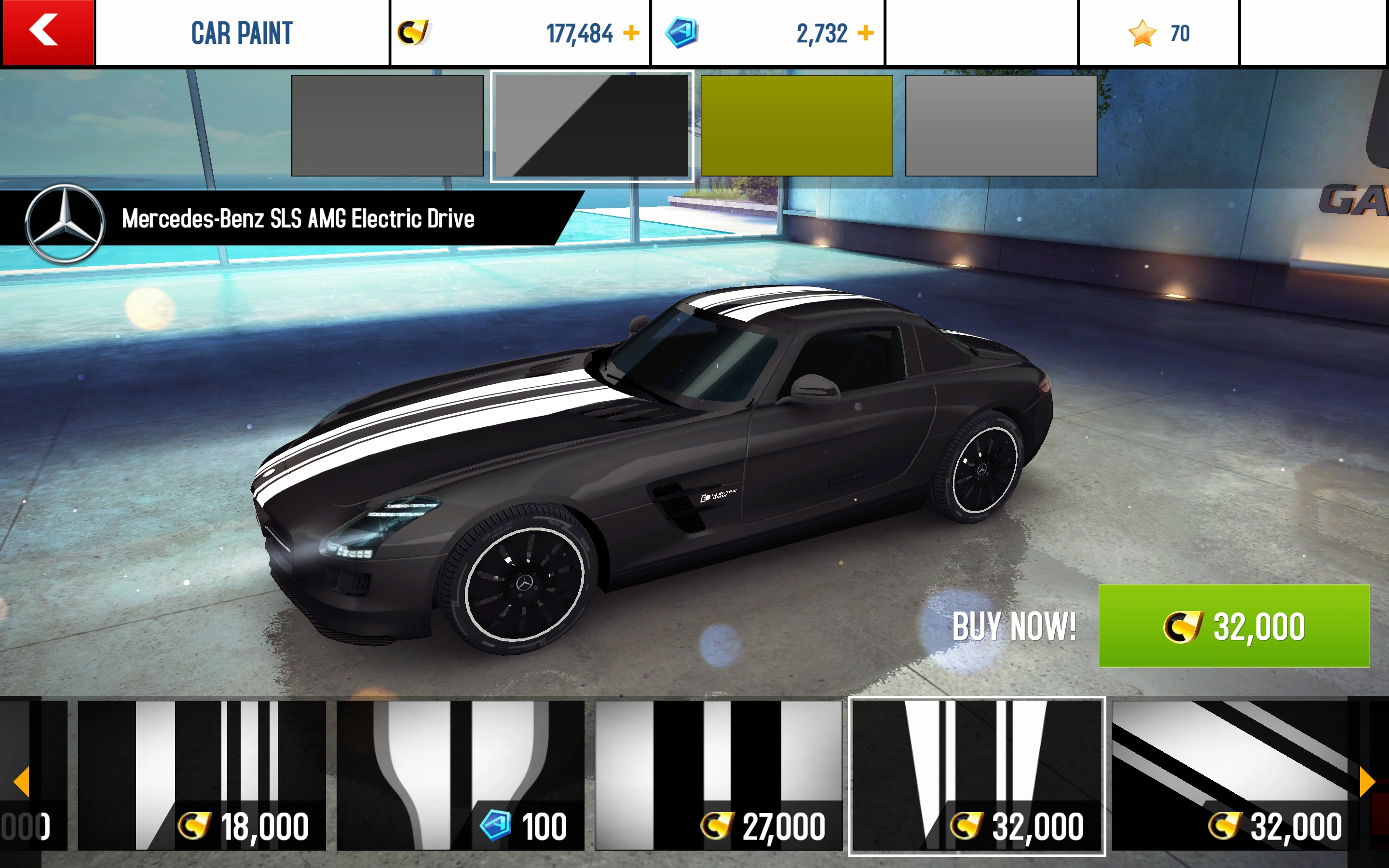 Asphalt 8 mercedes benz cheap sls amg electric drive