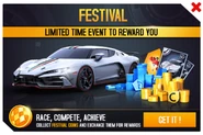 Promo ad for the Zerouno's Festival event