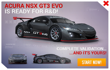 Acura NSX GT3 Evo R&D Promo