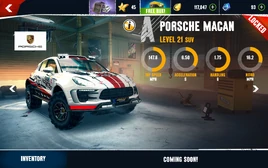 Macan stats (S)