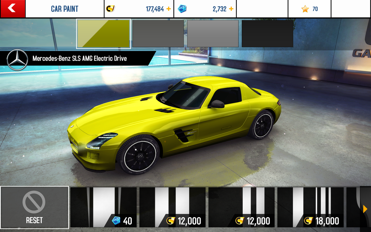 Mercedes benz sls amg electric deals drive asphalt 8