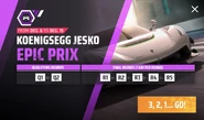 Promo Ad for Koenigsegg Jesko Epic Prix event