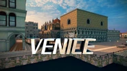 A shot of the Doge's Palace next to St. Mark's Basilica.