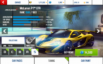 McLaren P1 GTR stock + price