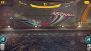 Angry Birds/Asphalt 8 graffiti in the Subway