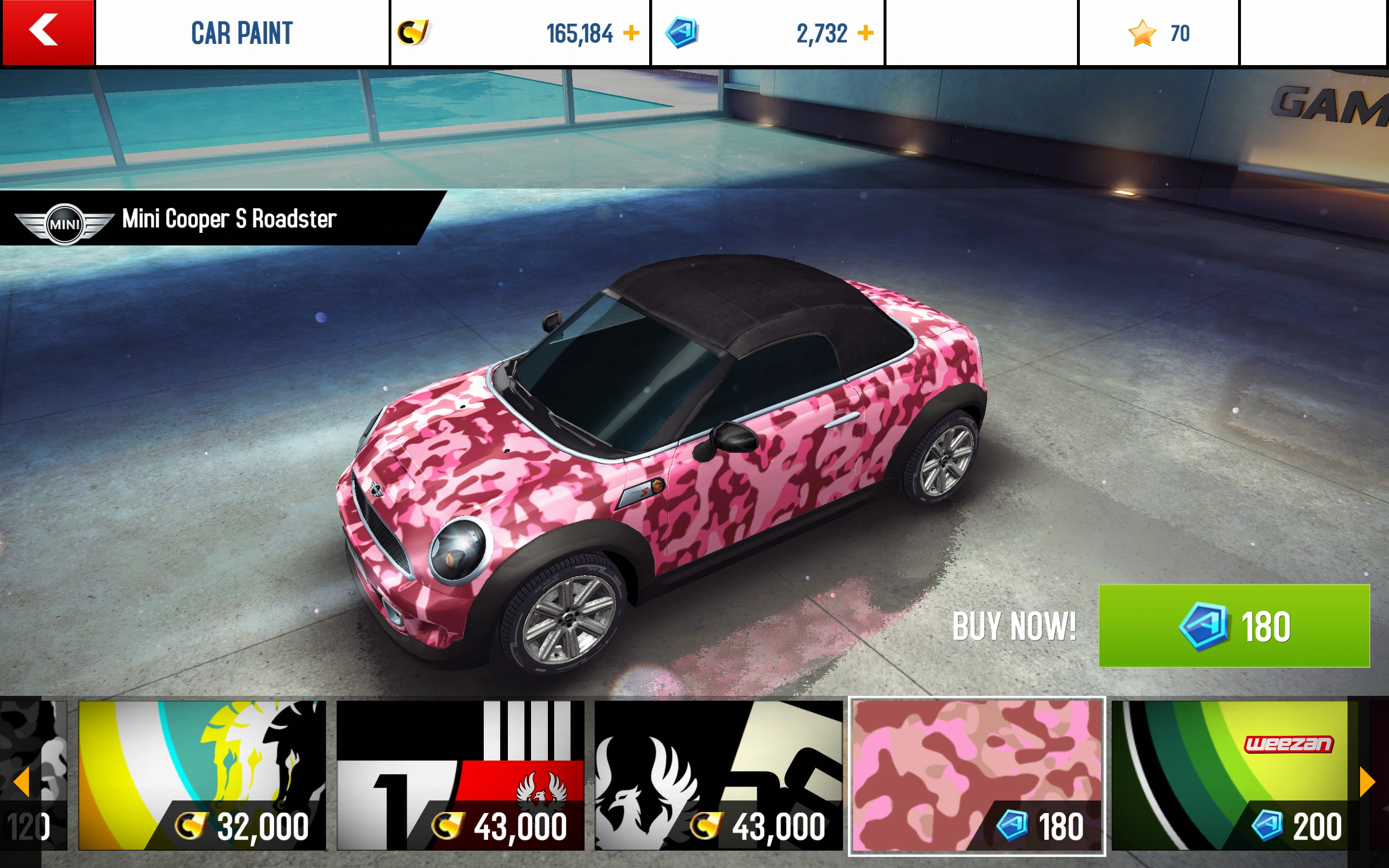 Mini Cooper S Roadster (decals) | Asphalt Wiki | Fandom