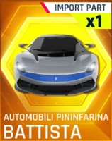 Automobili Pininfarina Battista Epic Import Part (Asphalt 9)