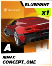 ALU Rimac Concept One Blueprint