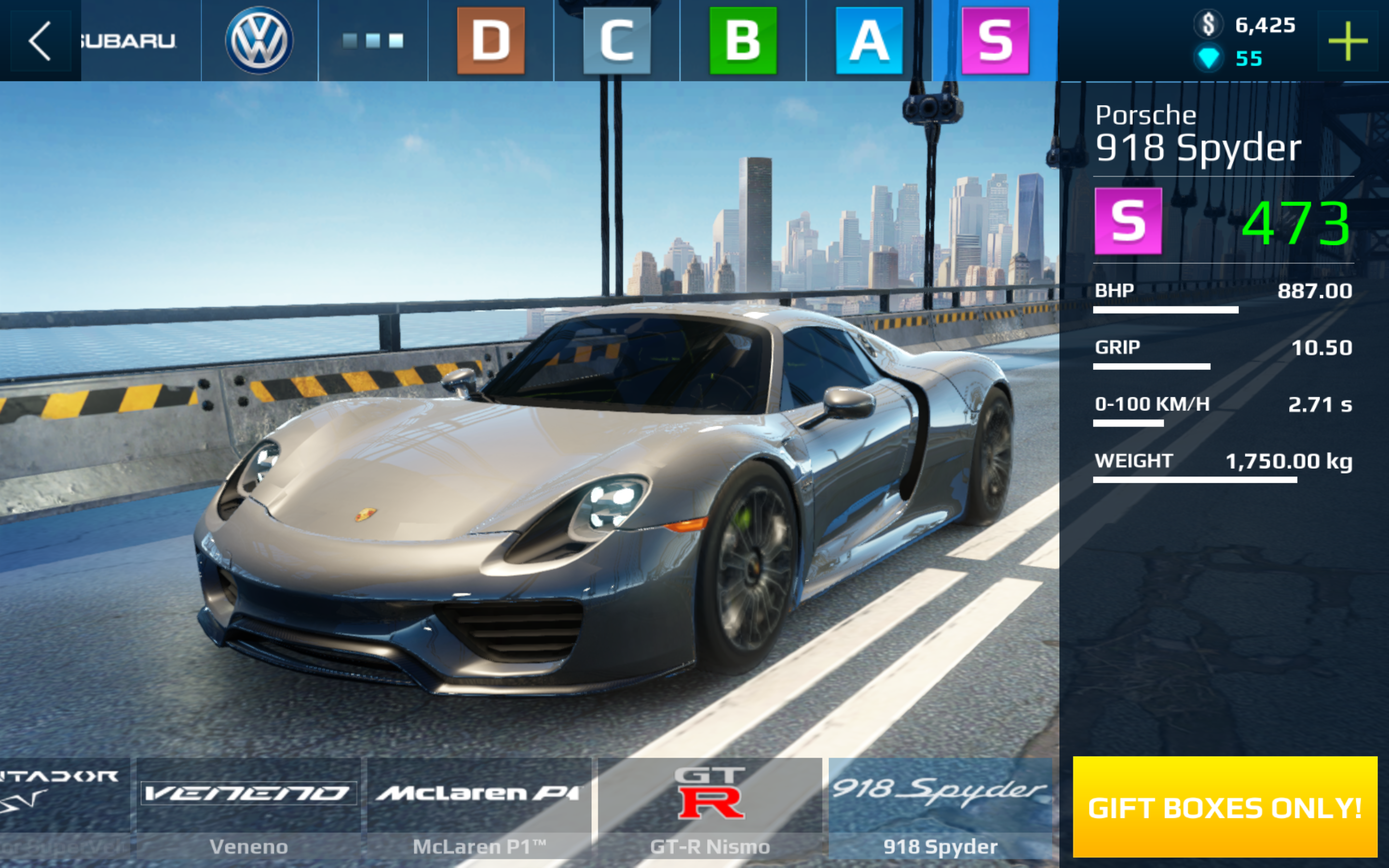 Porsche 918 Spyder, Asphalt Wiki