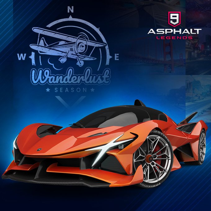 ASPHALT 9, PERFORM 3 BARREL ROLL IN A SINGLE CAR HUNT EVENT RACE