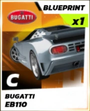 ALU Bugatti EB110 Blueprint