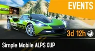 An image of the AF10 in the banner of the Simple Mobile Alps Cup in mid-2017