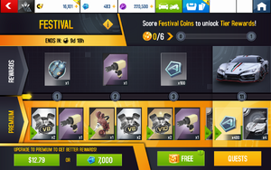 Zerouno Festival Rewards