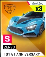 Zenvo TS1 GT Anniversary Blueprint
