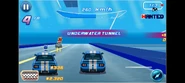 The underwater tunnel in Asphalt 6 Java version