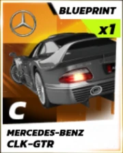 ALU Mercedes-Benz CLK-GTR Blueprint