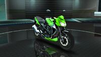 The Kawasaki Z750 in Asphalt 5.