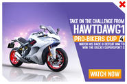 Promo ad for the Pro Bikers Cup 4 featuring TheHawtDawg1