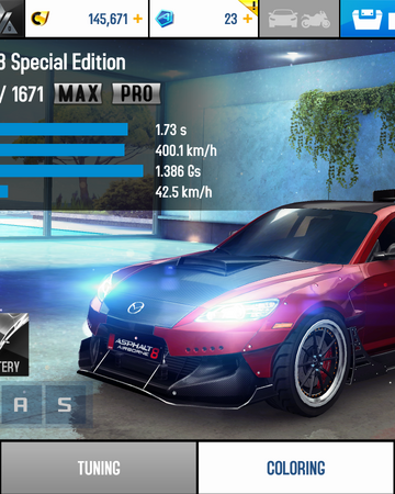 Mazda Rx 8 Special Edition Asphalt Wiki Fandom