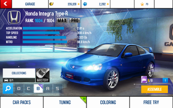 Integra stats (MP)