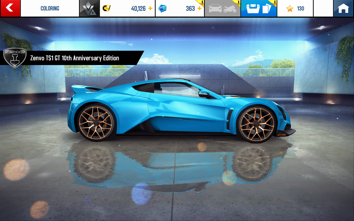 Zenvo TS1 GT 10th Anniversary Edition (colors) | Asphalt