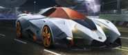 The Lamborghini Egoista's banner is set in Area 51.