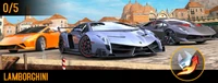 The Lamborghini Veneno in the Lamborghini collection artwork.