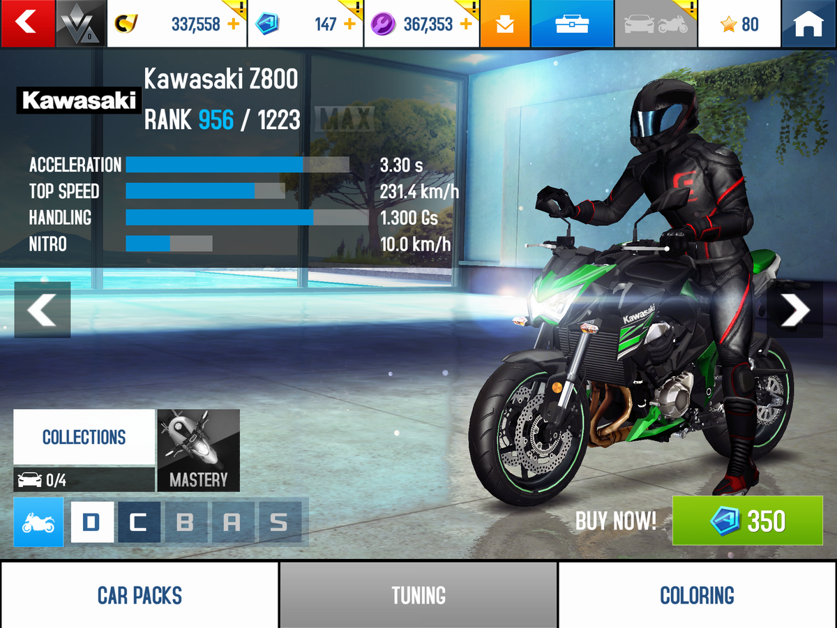 Z800 acceleration 2025