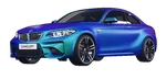 BMW M2 Polarized Matte Blue icon as