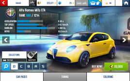 A8 MiTo stats (S KMH v4.3)