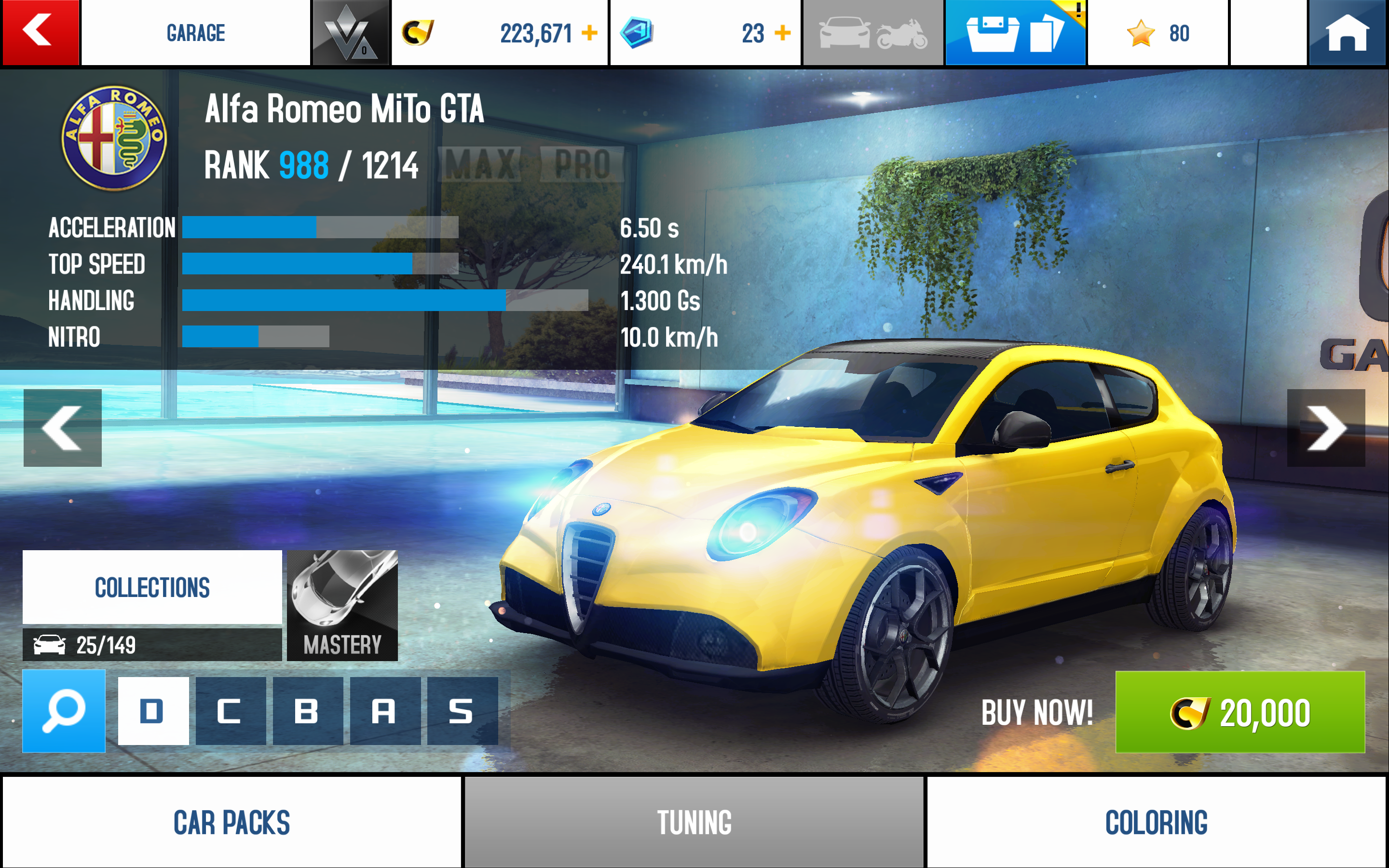 Alfa Romeo MiTo GTA, Asphalt Wiki