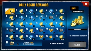 Daily Login day 1