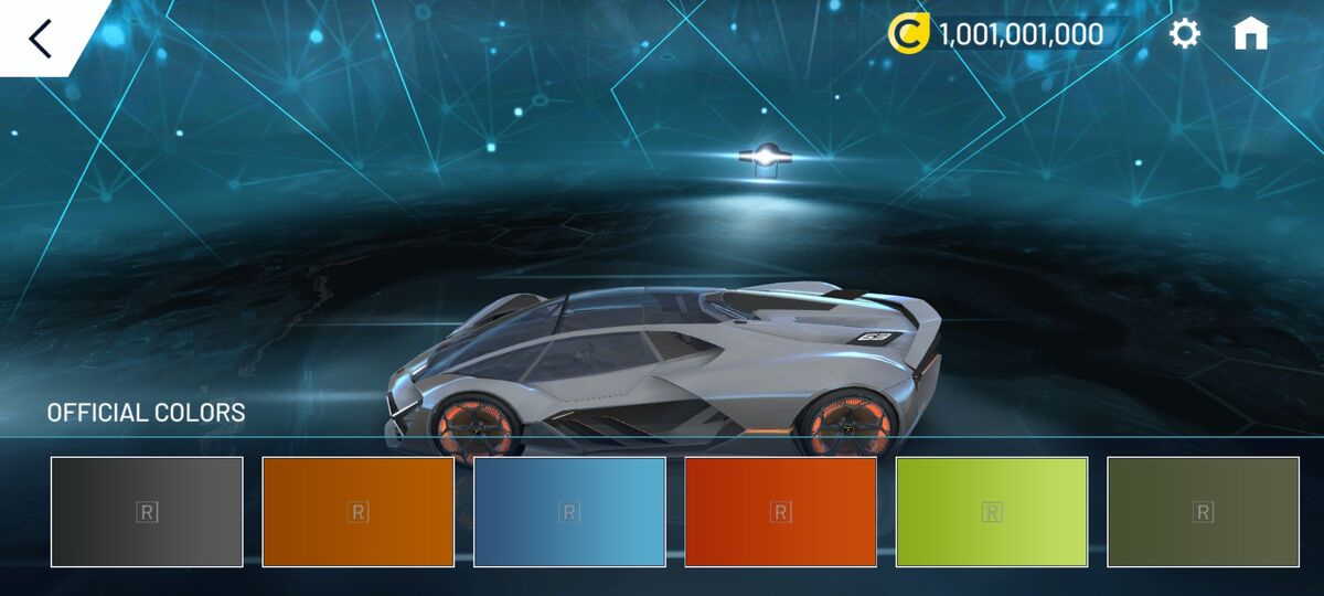 Lamborghini Terzo Millennio (colors), Asphalt Wiki