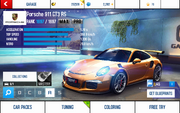 911 GT3 RS stats (MP KMH)