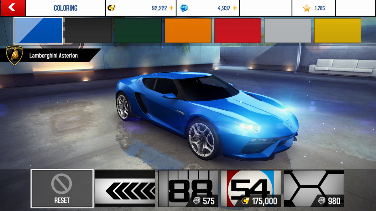 Lamborghini Asterion (colors) | Asphalt Wiki | Fandom