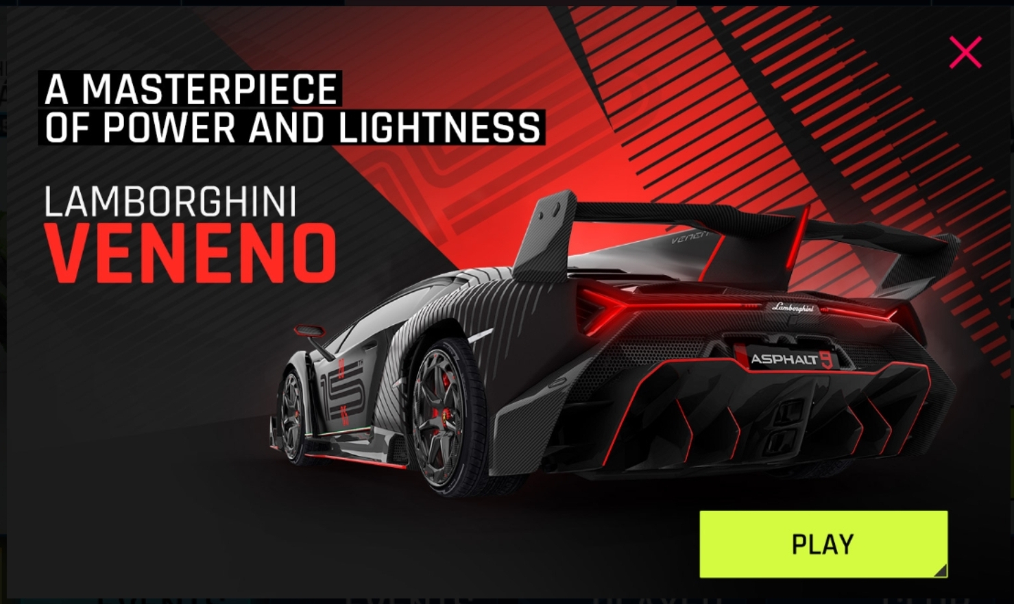 Lamborghini Terzo Millennio, Asphalt Wiki